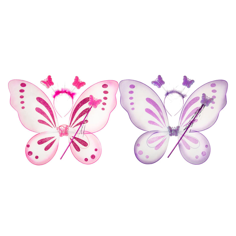 ギャラリービューアに画像をロードする, Duckiez vlindervleugels met toverstaf tiara
