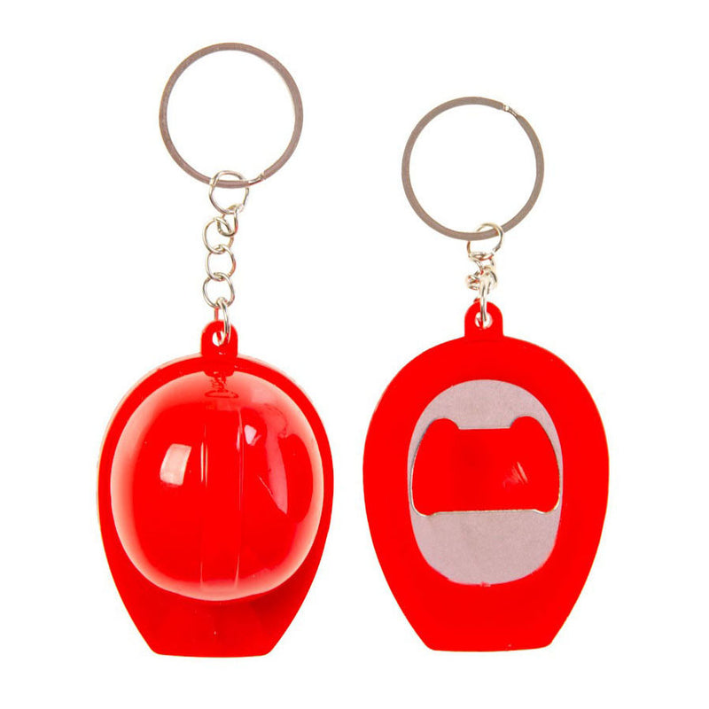 Afbeelding laden in galerijviewer, Duckiez sleutelhanger gekleurde helm met flessenopener