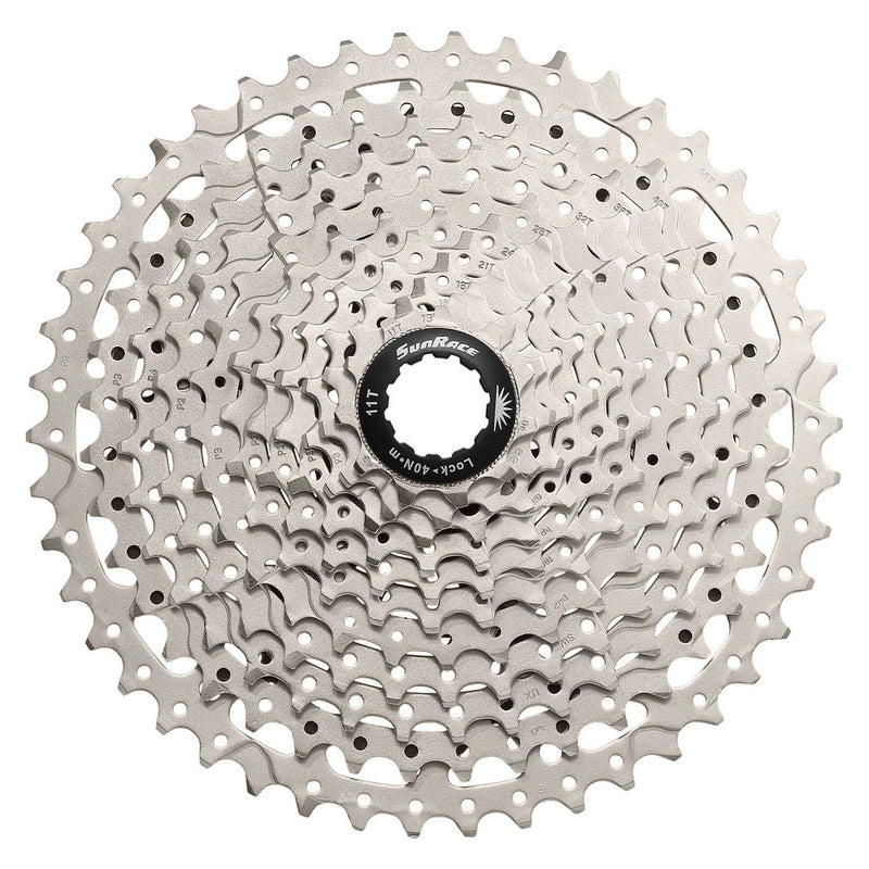 Afbeelding laden in galerijviewer, SunRace csms8 cassette 11 speed 11-40t. zilver in box