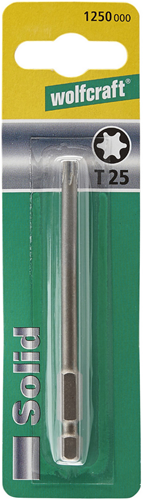 Load image into Gallery viewer, Wolfcraft schroefbit solid | tx25 | 89 mm | 1 stuk - 1250000