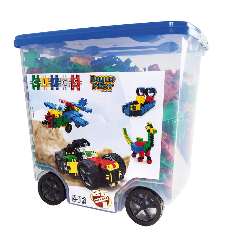 Load image into Gallery viewer, Clics rolbox bouwblokken - bouwset 25in1