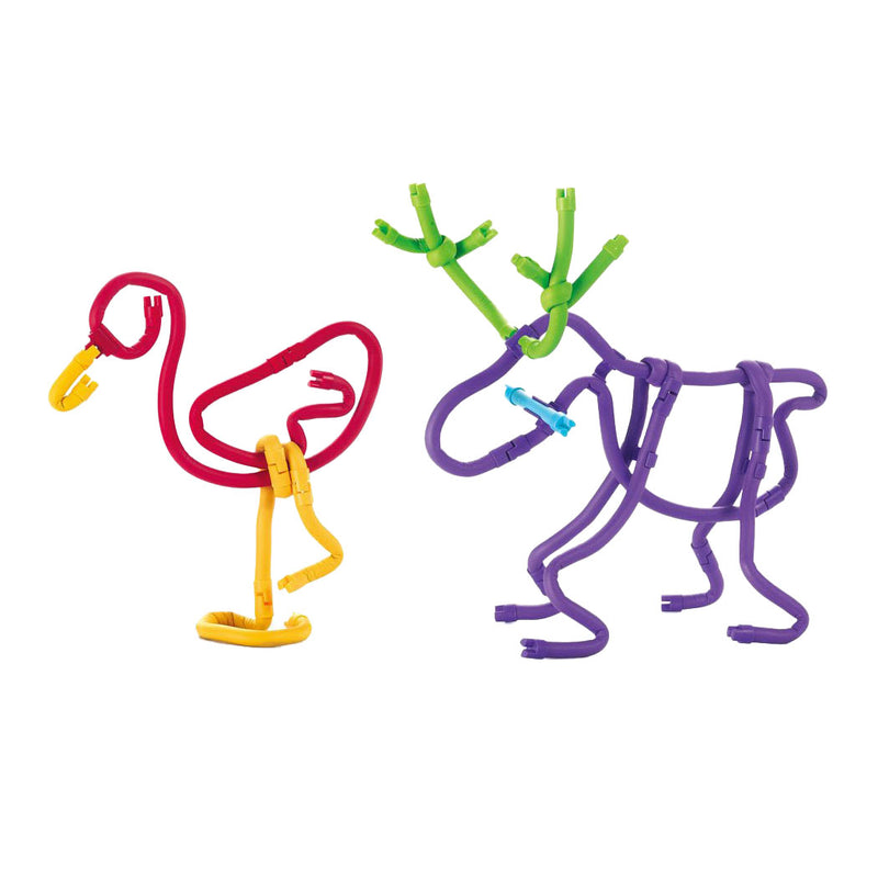 Load image into Gallery viewer, Spaghetteez 3D Art Flexibele Bouwstaafjes Opbergbox, 200dlg.