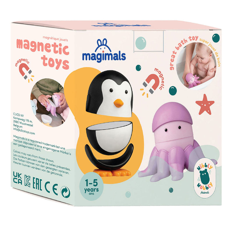 Load image into Gallery viewer, Clics magimals wibly wobly sealife magnetisch speelgoed
