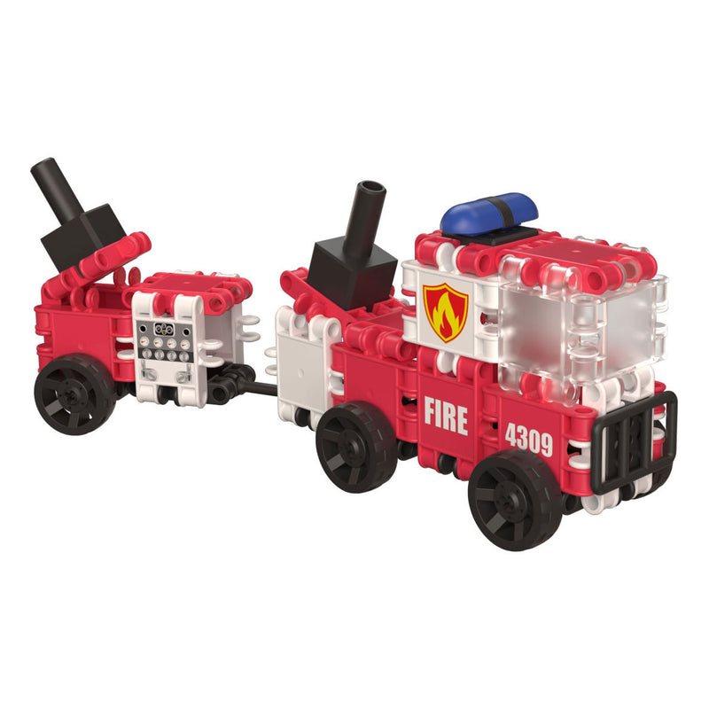 ギャラリービューアに画像をロードする, Clics brandweer 8-in-1 bouwblokken– duurzaam speelgoed gemaakt van gerecycleerde kunststof- bouwset 8 in 1 - speelgoed 4,5,6,7,8 jaar jongens en meisjes- educatief speelgoed- montessori speelgoed- constructie speelgoed