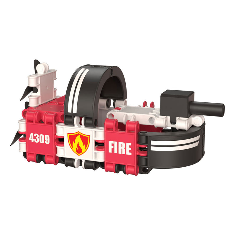 ギャラリービューアに画像をロードする, Clics brandweer 8-in-1 bouwblokken– duurzaam speelgoed gemaakt van gerecycleerde kunststof- bouwset 8 in 1 - speelgoed 4,5,6,7,8 jaar jongens en meisjes- educatief speelgoed- montessori speelgoed- constructie speelgoed