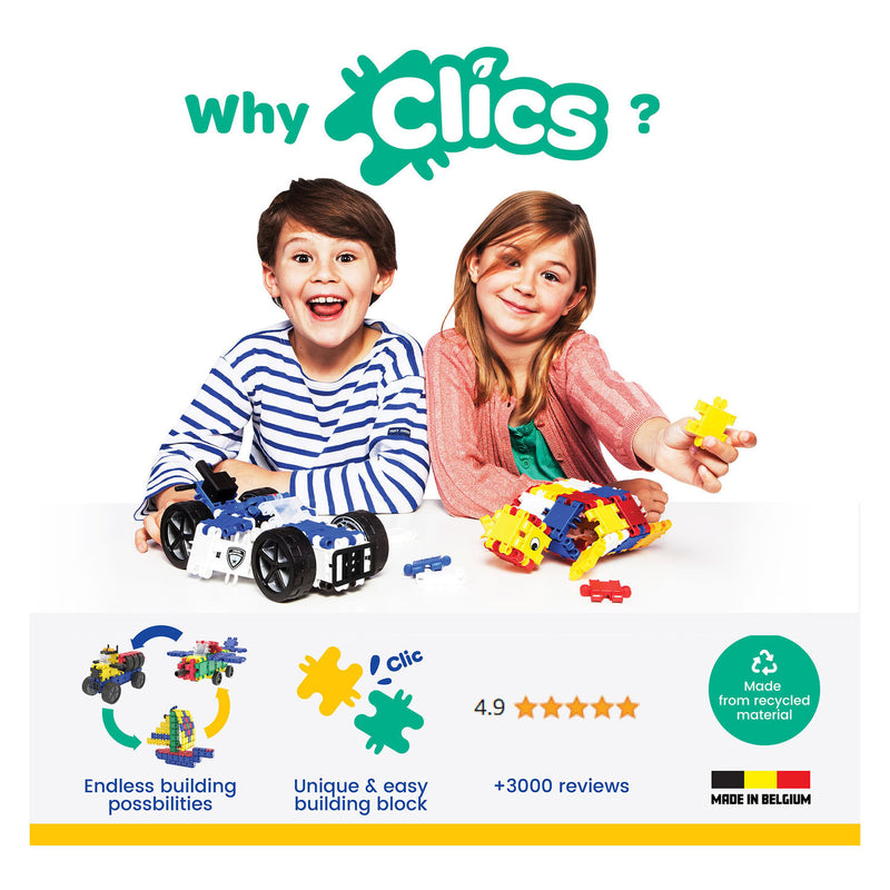 Load image into Gallery viewer, Clics bouwblokken brandweer in emmer