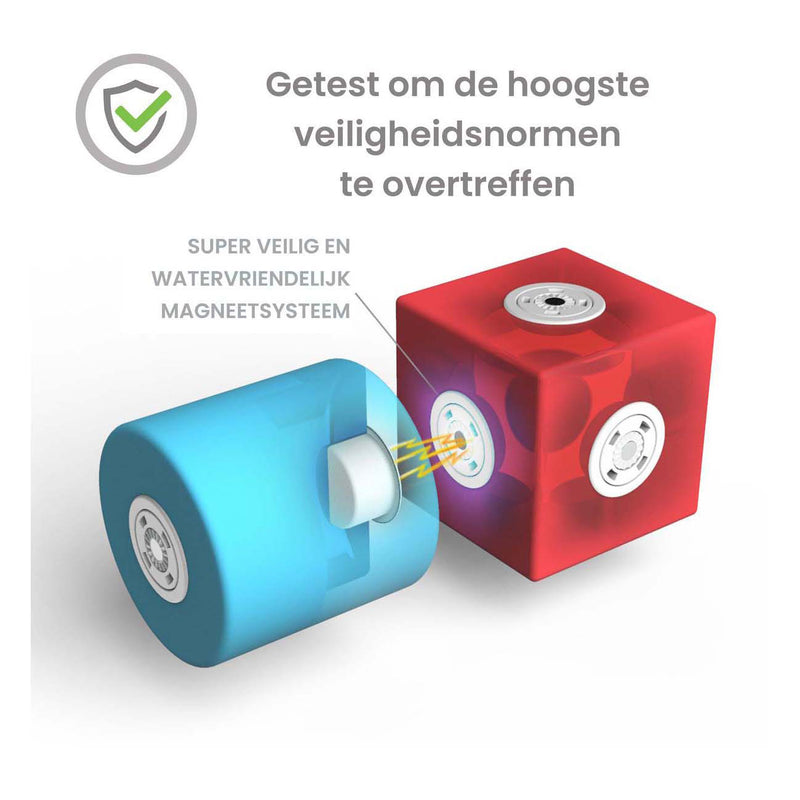 Afbeelding laden in galerijviewer, Blockaroo magnetische foam blokken, 60dlg.