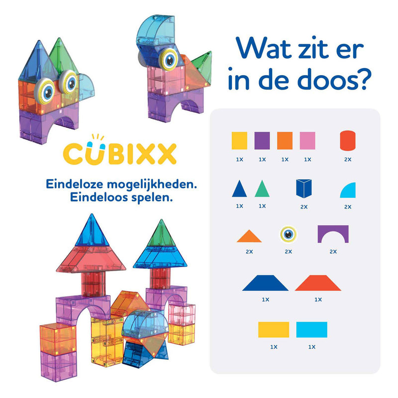 Load image into Gallery viewer, Clics cubixx magnetische bouwspeelgoed - 22dlg.