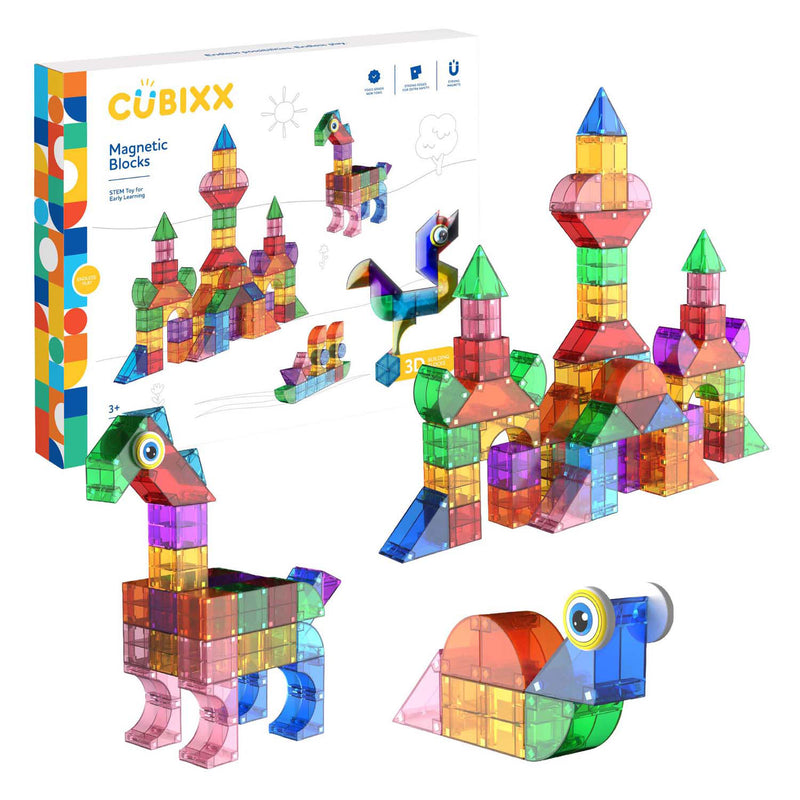 Load image into Gallery viewer, Clics cubixx magnetische bouwspeelgoed - 85dlg.