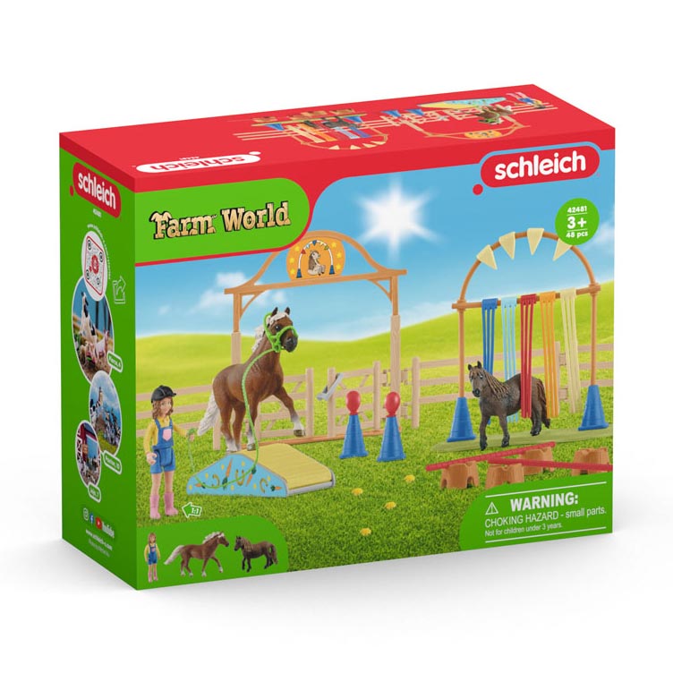 Load image into Gallery viewer, Schleich horse club pony behendigheidstraining 42481