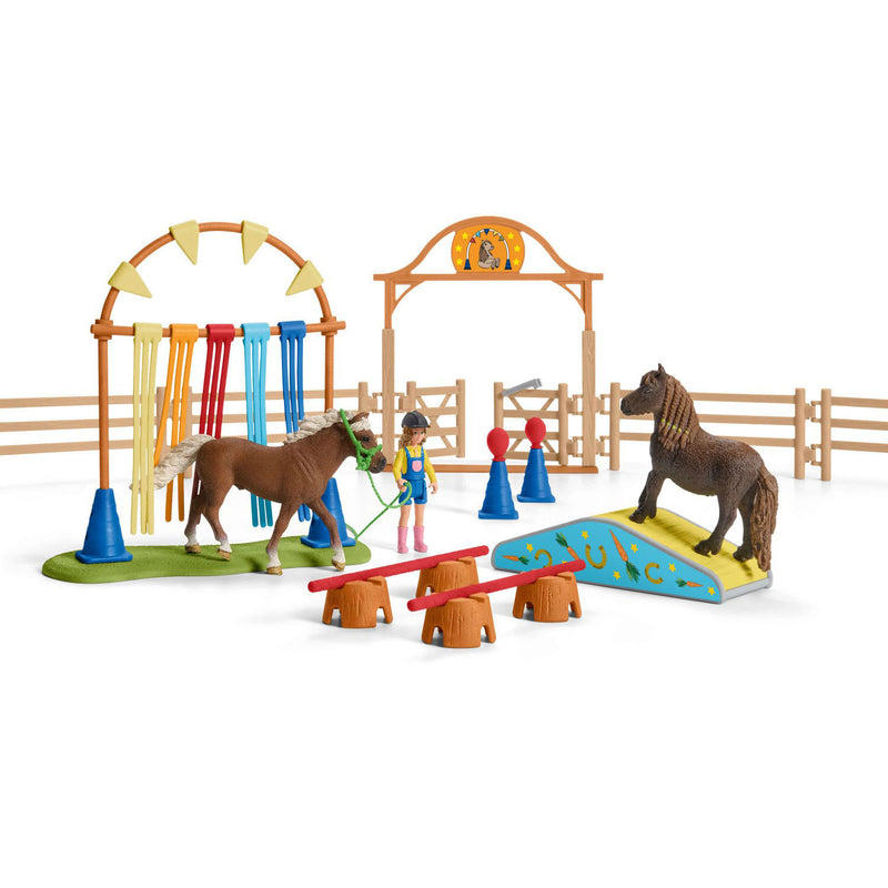 Load image into Gallery viewer, Schleich horse club pony behendigheidstraining 42481