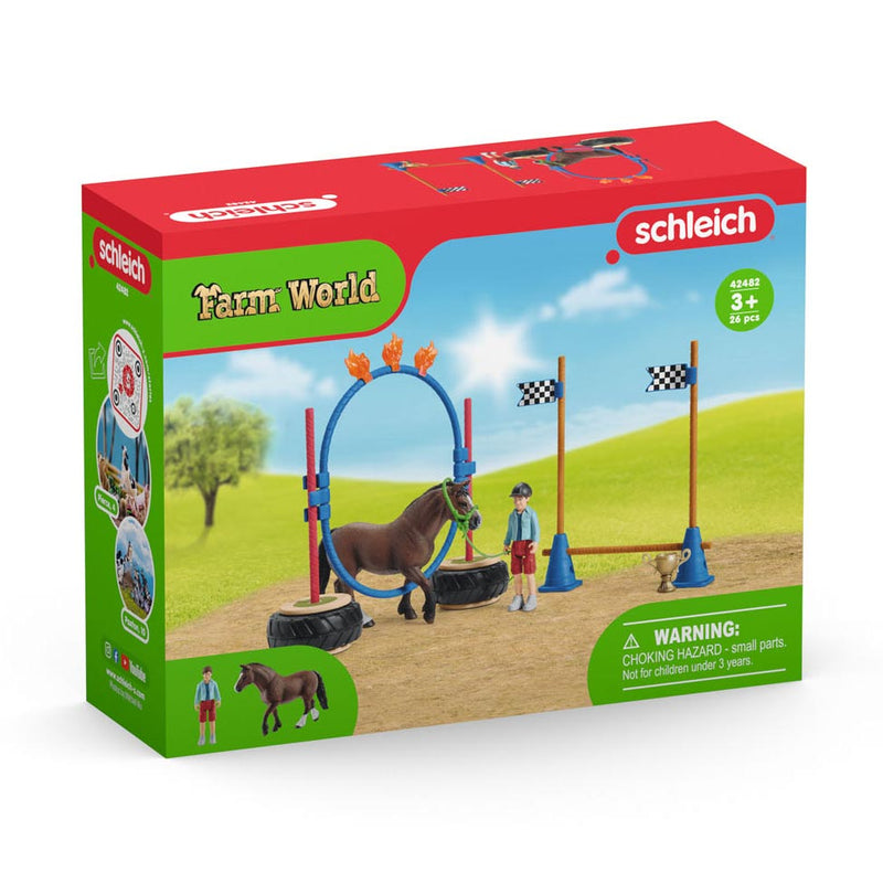 Load image into Gallery viewer, Schleich HORSE CLUB Pony Behendigheidswedstrijd 42482