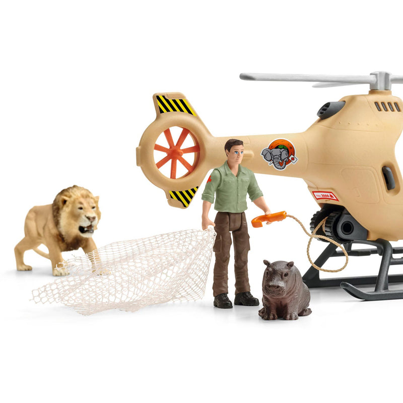 Load image into Gallery viewer, Schleich WILD LIFE Reddingshelikopter voor Dieren 42476