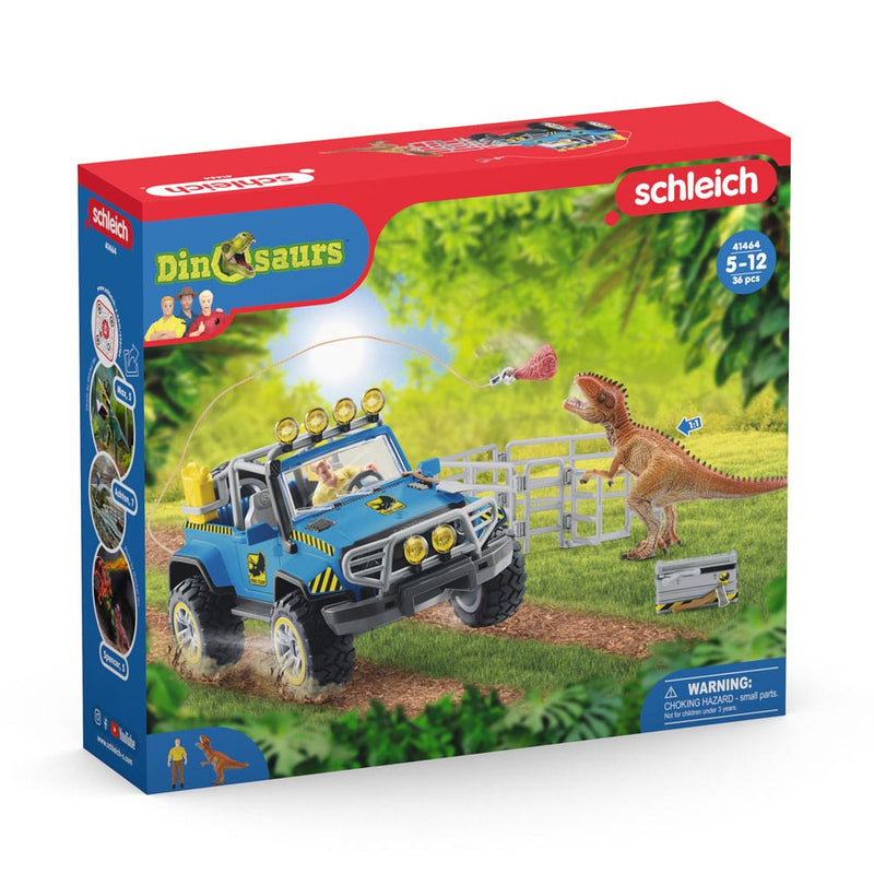 Load image into Gallery viewer, Schleich dinosaurs off-road voertuig met dino wachtpost 41464