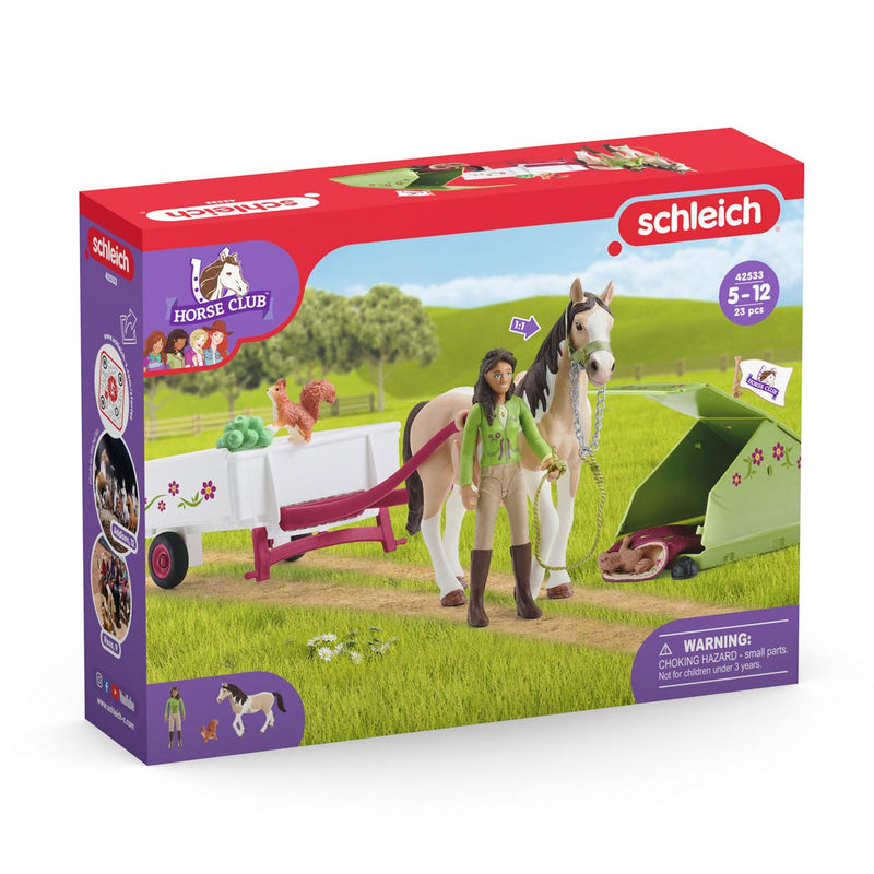 Load image into Gallery viewer, Schleich horse club sarah's kampeeruitstapje 42533