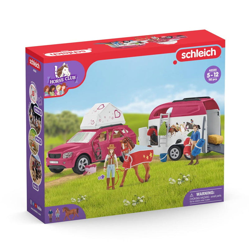 Load image into Gallery viewer, Schleich horse club avontuur met auto en paardentrailer 42535