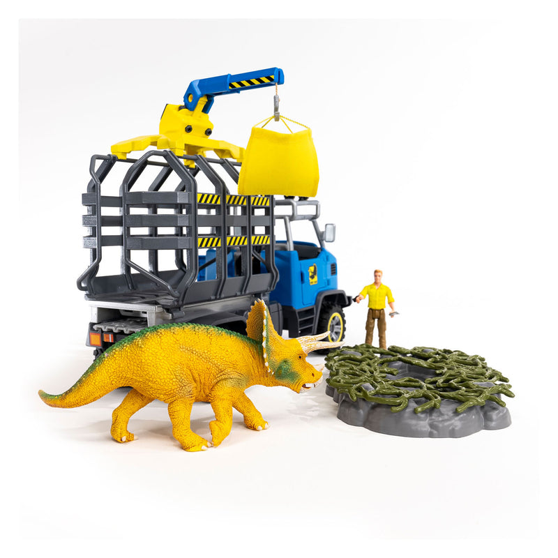 Afbeelding laden in galerijviewer, Schleich dinosaurus - dinosauriërs truckmissie - dino speelgoed - kinderspeelgoed voor jongens en meisjes - 4 tot 12 jaar 42565