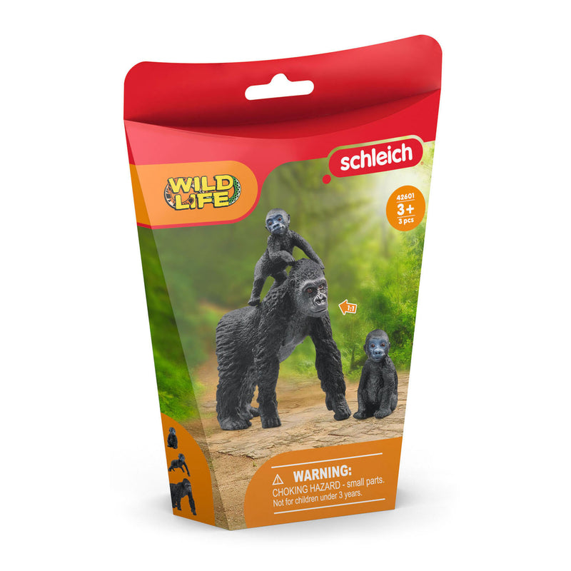 Afbeelding laden in galerijviewer, Schleich wildlife gorilla familie 42601