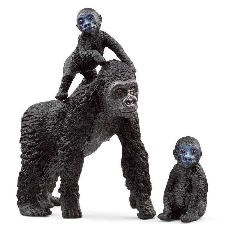 Load image into Gallery viewer, Schleich wildlife gorilla familie 42601