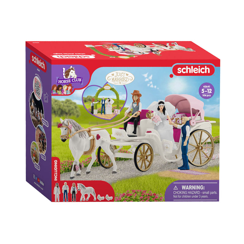 Afbeelding laden in galerijviewer, Schleich horse club trouwkoets 42641