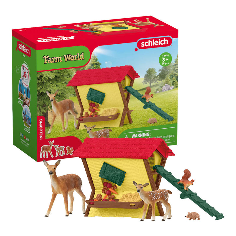 Afbeelding laden in galerijviewer, Schleich farm world de bosdieren voeren 42658