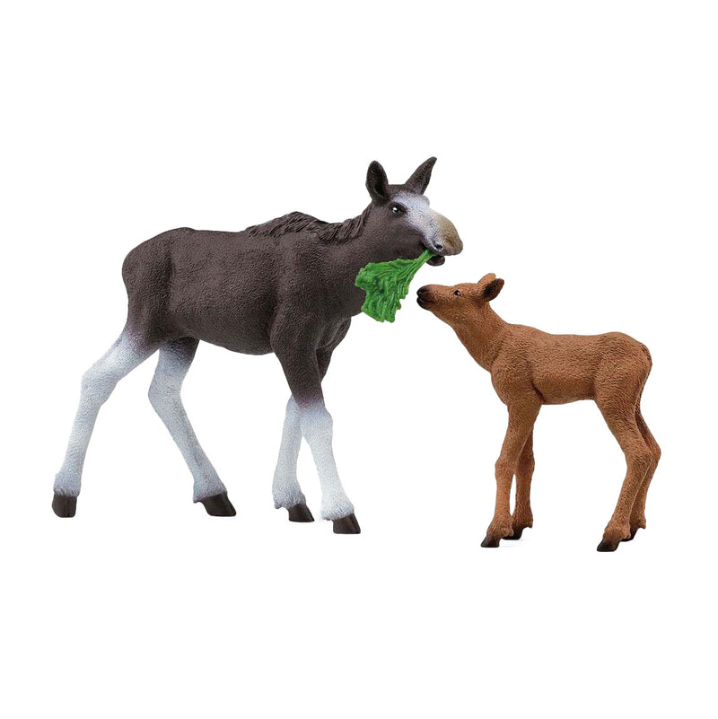 Afbeelding laden in galerijviewer, Schleich wild life eland met kalf 42629