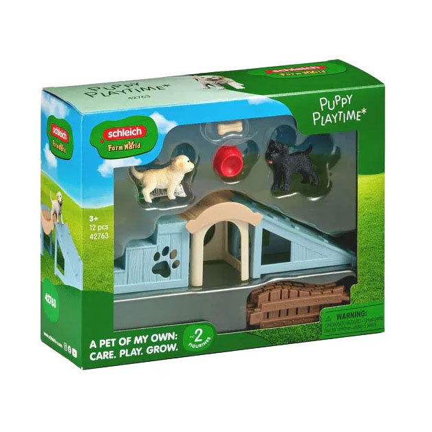 Load image into Gallery viewer, Schleich farm world avonturenpret voor kleine puppy's 42763