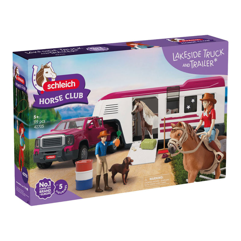 Load image into Gallery viewer, Schleich horse club lakeside truck met aanhangwagen 42705