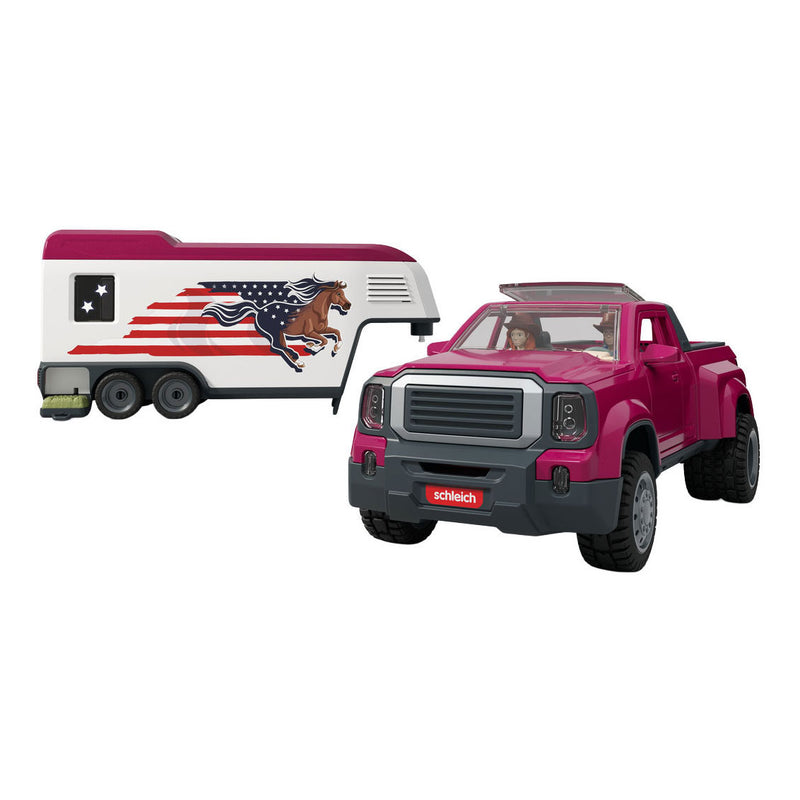 Load image into Gallery viewer, Schleich horse club lakeside truck met aanhangwagen 42705