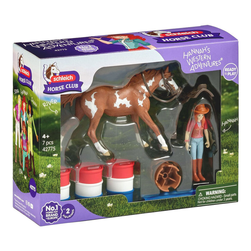 Afbeelding laden in galerijviewer, Schleich horse club hannah's avontuur in het westen 42775