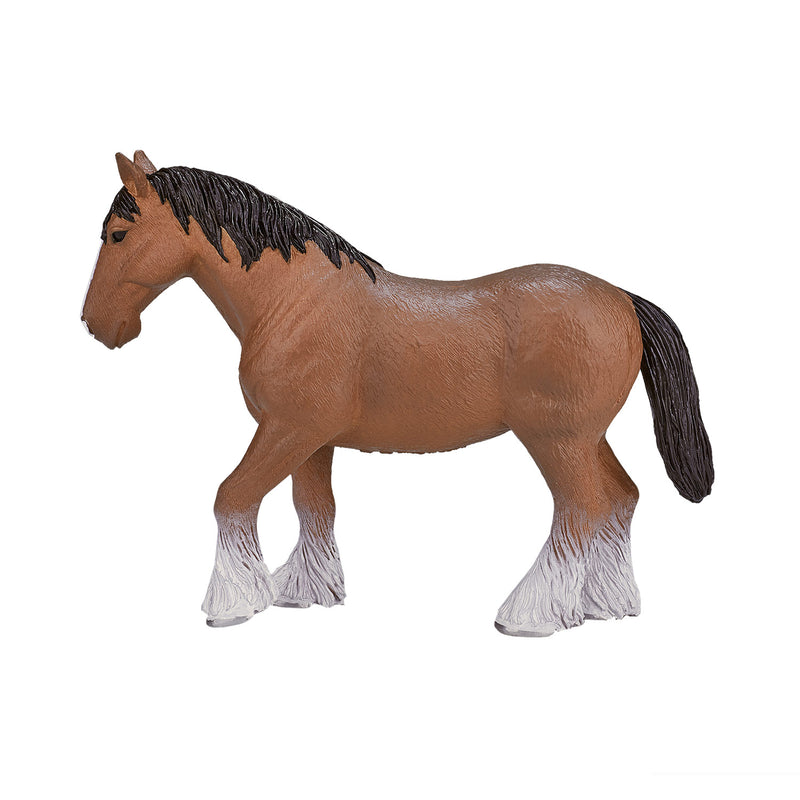 Afbeelding laden in galerijviewer, Mojo horse world clydesdale paard bruin - 387070