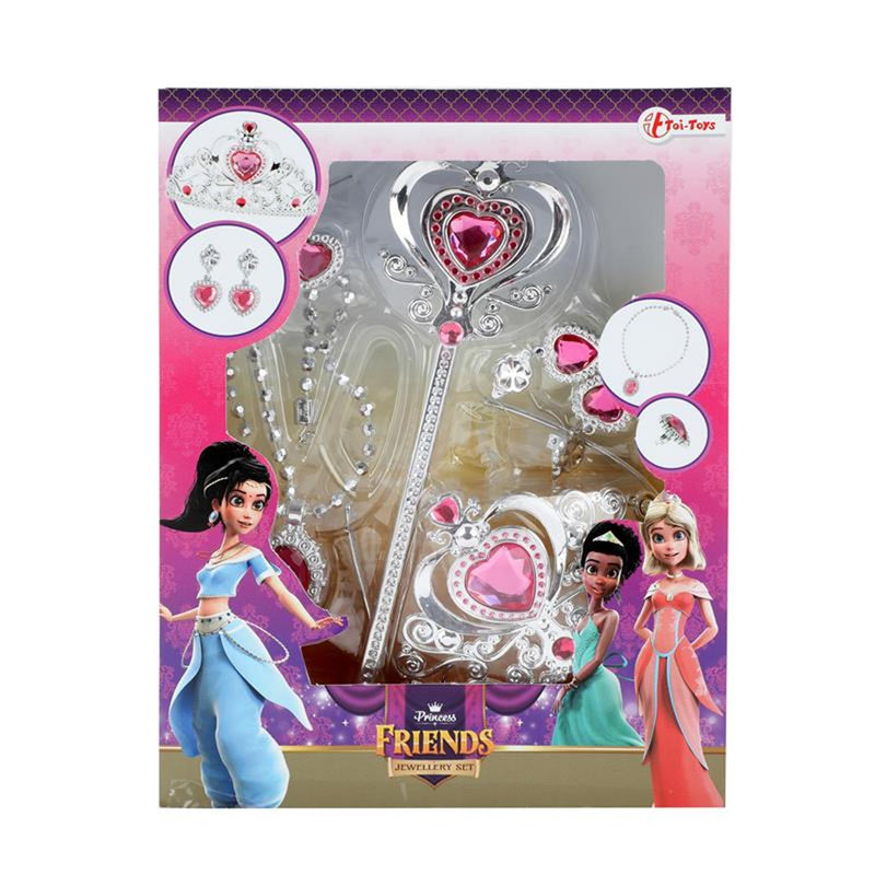 Afbeelding laden in galerijviewer, Toi-toys toi toys sieradenset prinses - tiara+staf