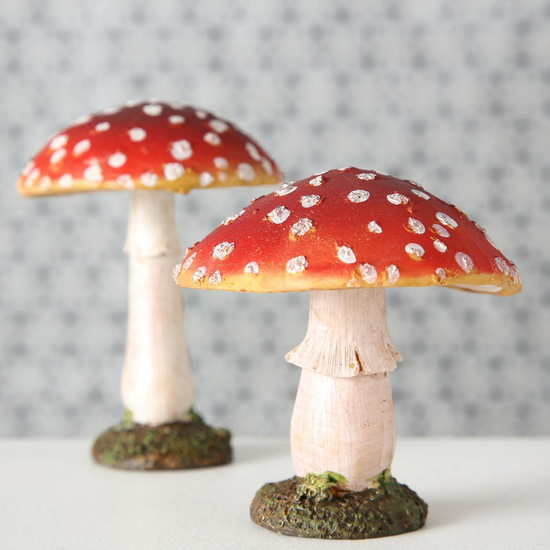 Afbeelding laden in galerijviewer, Boltze home paddenstoel polyresin h9cm