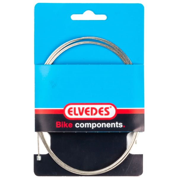 Afbeelding laden in galerijviewer, Schakel binnenkabel Elvedes 5000mm RVS ø1,1mm Shimano SRAM N-nippel (op kaart)