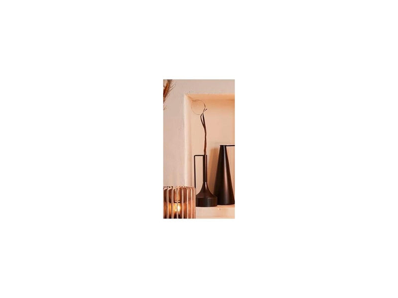 Afbeelding laden in galerijviewer, House of nature vaas tromso metal 30cm zwart