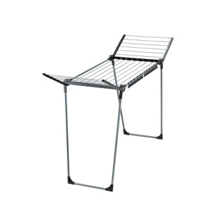 Load image into Gallery viewer, Leifheit droogrek pegasus 150 solid slim - zwart