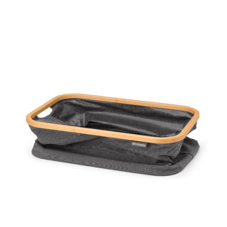 Afbeelding laden in galerijviewer, Brabantia wasmand opvouwbaar, 40l - pepper black