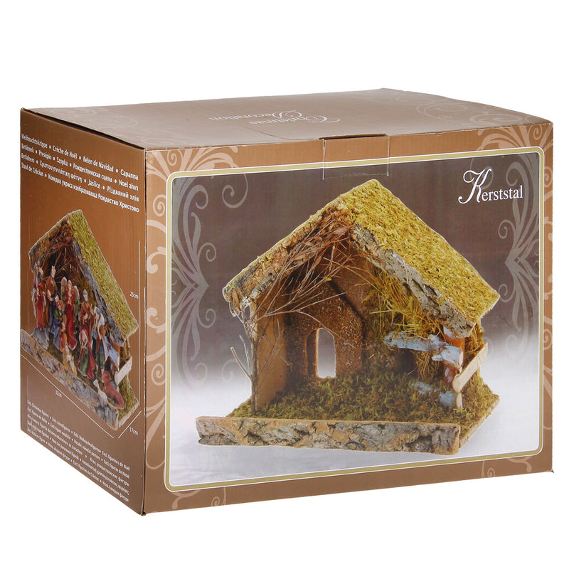 Load image into Gallery viewer, Merkloos sans marque natuurlijke kerststal