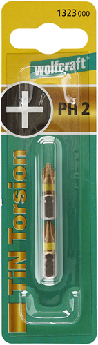 Load image into Gallery viewer, Wolfcraft torsie tin-bit | kruiskop ph2 | 1 stuk - 1323000