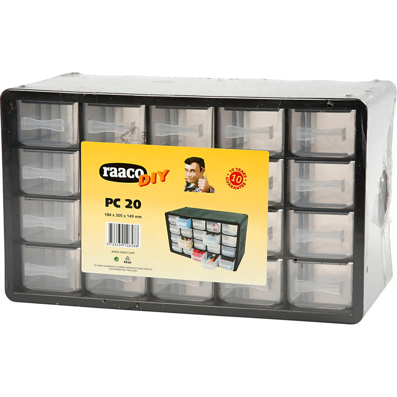 Chargez l'image dans la visionneuse de la galerie, Raaco https: www.cchobby.nl opbergsysteem-afm-pc-20-afm-18-4x30-5x14-9-cm-gatgrootte-55x37-mm-1-set