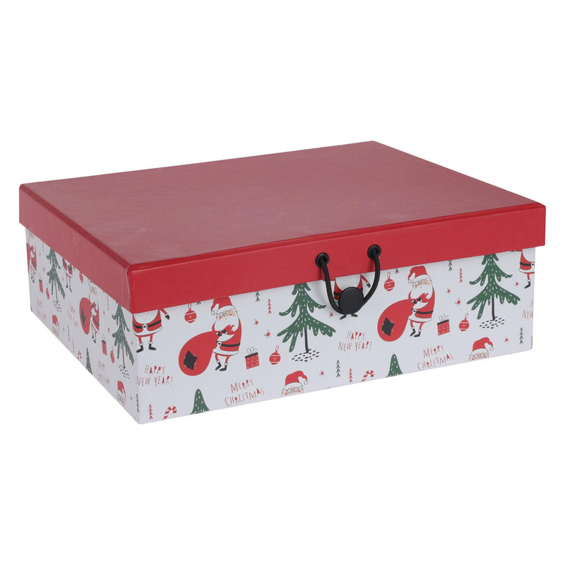 Afbeelding laden in galerijviewer, Koopman geschenkdozenset kerst cadeauverpakking karton set van 3 multicolor.