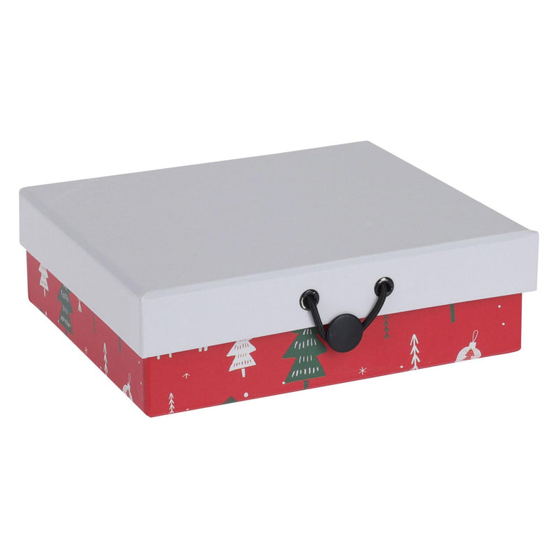 Afbeelding laden in galerijviewer, Koopman geschenkdozenset kerst cadeauverpakking karton set van 3 multicolor.