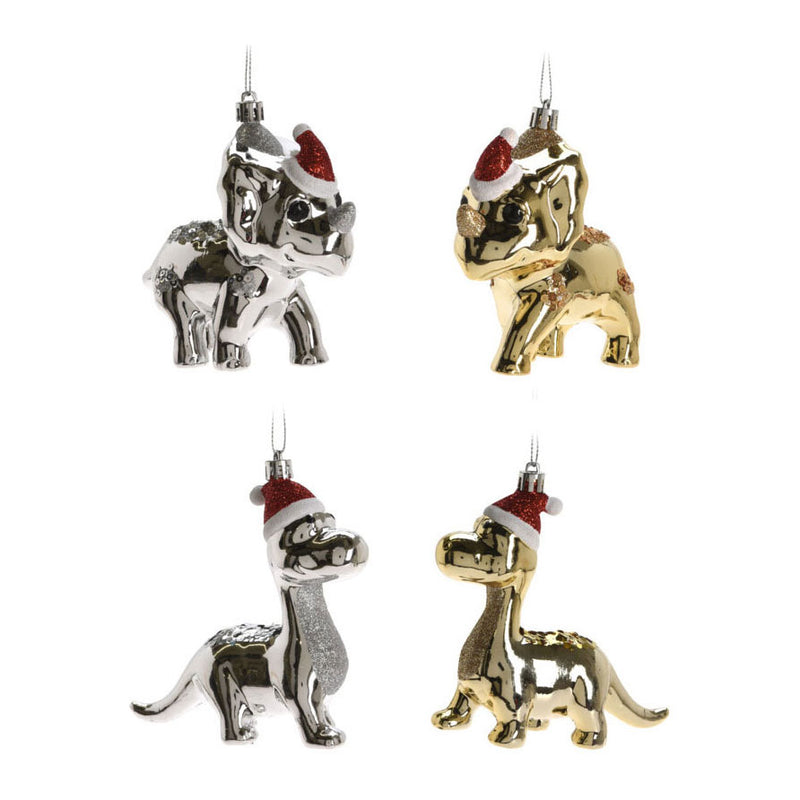 Load image into Gallery viewer, Dinosaurus kersthanger 12cm, 24st.