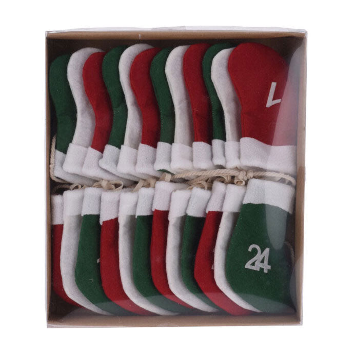 Load image into Gallery viewer, Adventkalender Slinger Sokken. 220cm,