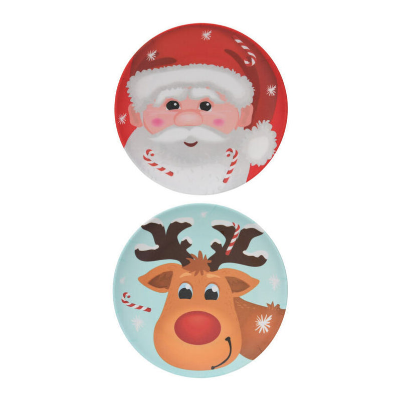 Load image into Gallery viewer, Melamine Kinderbord met Kerstprint