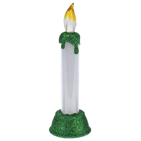 Load image into Gallery viewer, Ledkaars met Kerstglitters, 15cm.