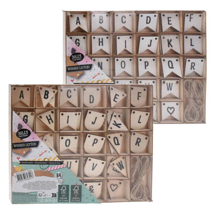 Load image into Gallery viewer, Houten letters, 84st.