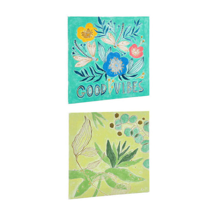 Load image into Gallery viewer, Merkloos sans marque schilderset met canvas, 25x25cm