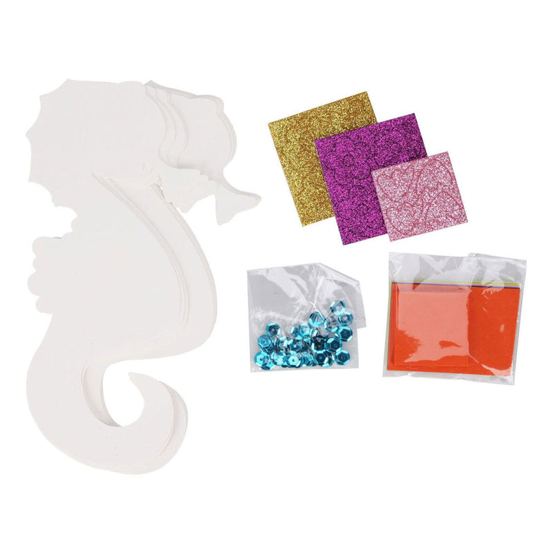 Chargez l'image dans la visionneuse de la galerie, Maak je eigen glitter designkaart, set 8 kaarten