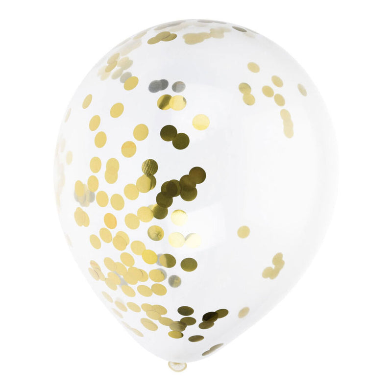Load image into Gallery viewer, Ballonnen met gouden confetti